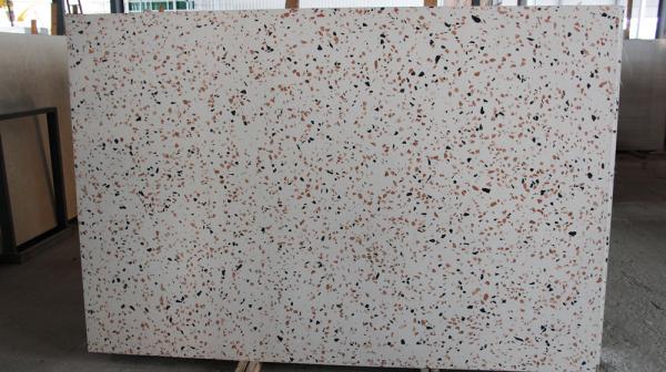Buy cheap High Density Inorganic Terrazzo Slab Tiles Artificial Stone Indoor Outdoor from wholesalers