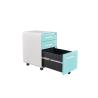Buy cheap Round Edge Ergonomic 3 Drawer Mobile Pedestal Storage Cabinet from wholesalers
