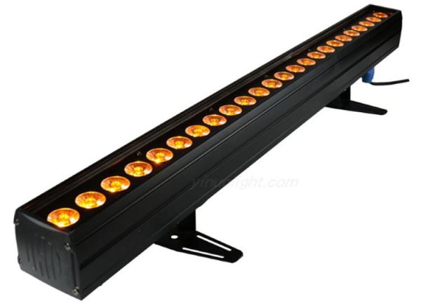 LED 24pcs Outdoor Wall Washer Waterproof DMX512 equipment sound-controlled dance