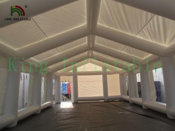 Buy cheap Commercial Durable White Inflatable Event Tent PVC Tarpaulin Or Oxford For Trade Show from wholesalers