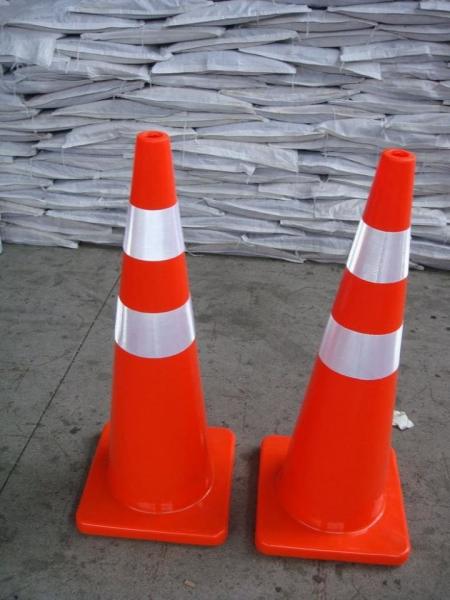 Buy cheap Residential Areas Reflective Film Single Safety Cone With No Discoloration from wholesalers