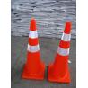 Buy cheap Residential Areas Reflective Film Single Safety Cone With No Discoloration from wholesalers