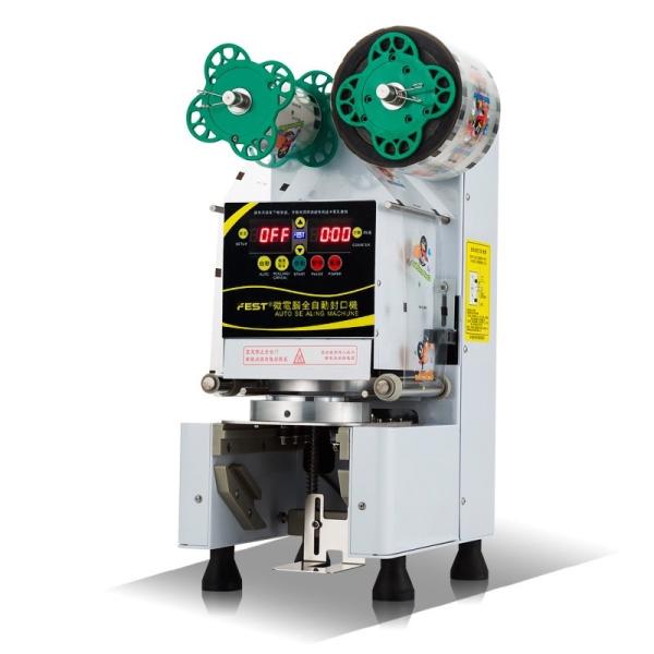 Buy cheap 95mm Caliber Cups Sealing Machine Bubble Tea Sealing Machine 25pcs/Min from wholesalers