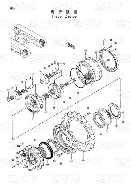 Buy cheap Steel Planetary Reducer EX120-2 Excavator Travel Motor Catalog 9091652 9116399 9116400 9116401 from wholesalers