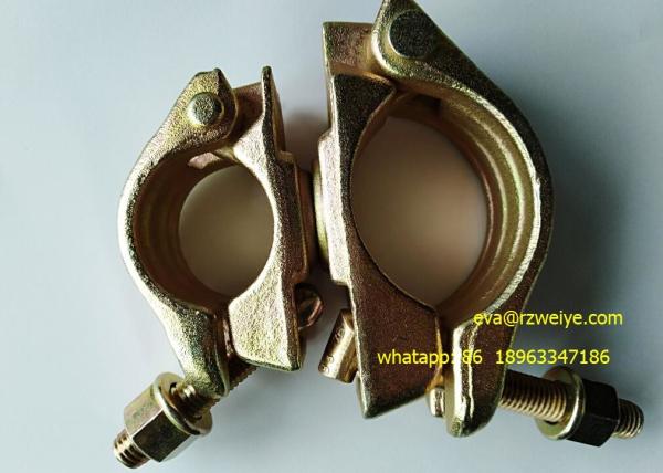 Buy cheap Electro galvanized 48.3*76MM UK Type Scaffold coupler big capacity from wholesalers