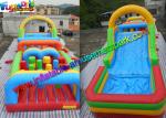 Buy cheap Customized Interactive Inflatable Obstacle Course Game With Inflated Pool from wholesalers