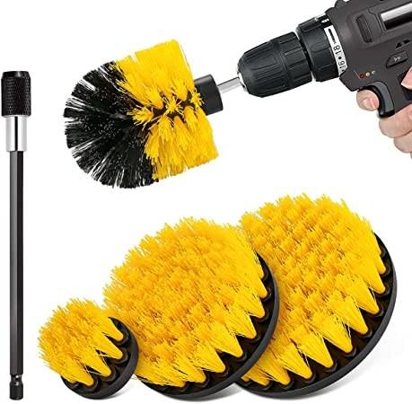Buy cheap 5 Pcs Drill Cleaning Brush Cordless Screwdriver Accessories For Car, Rims, Tiles from wholesalers