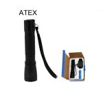 Small Waterproof Flame Proof Torch Light IP68 3w 3.7v Aluminum Alloy Ex Proof