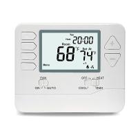 Buy cheap 24V Digital Room Heat Pump Thermostat With Large Digital Display Dual Powered product