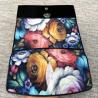 Buy cheap Thailand Authentic Stingray Skin Women's Long Trifold Wallet Genuine Leather Female Flower Clutch Lady Large Card Purse from wholesalers
