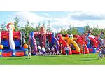 Colorful Inflatable Sports Games Customized Size EN71 Approved 1 Year Warranty