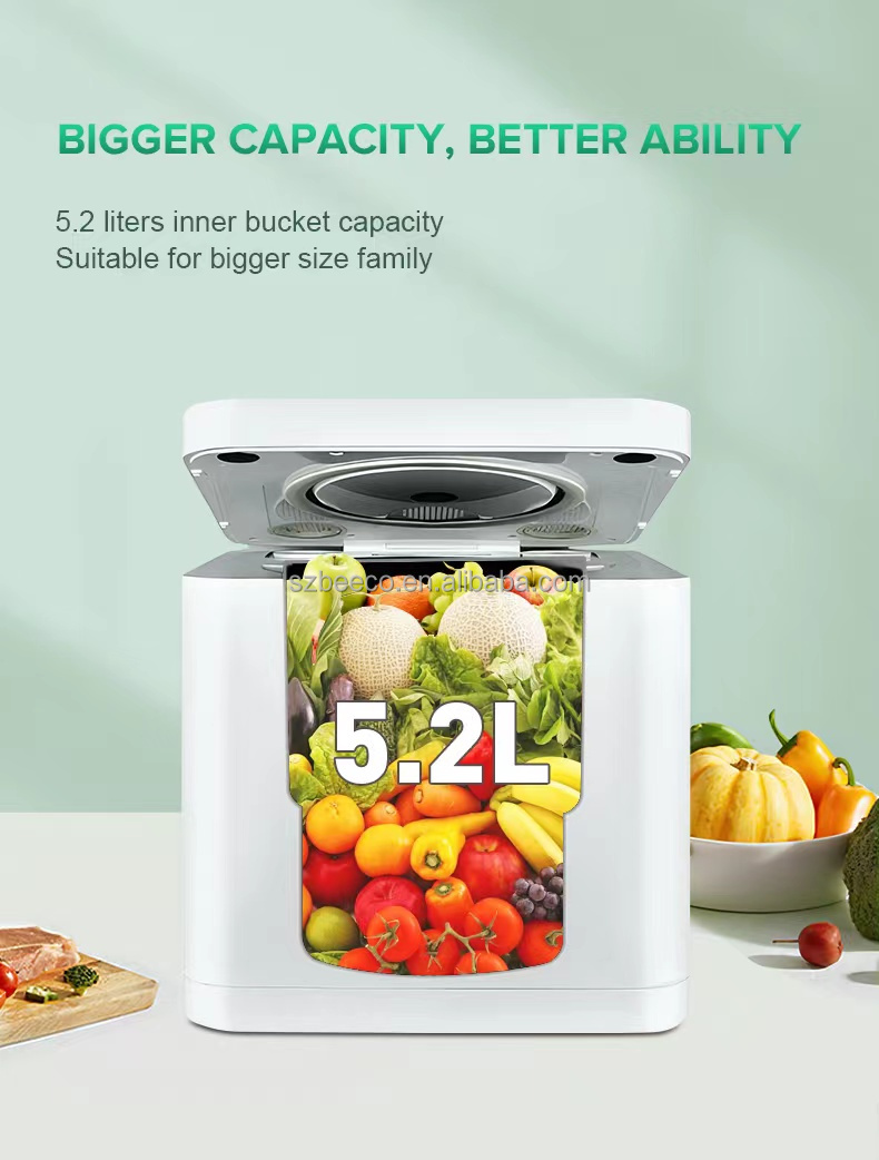 Advanced Kitchen Composter Machine OEM Supported With UV Sterilization