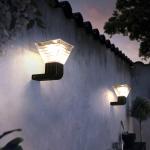 90 lm/w LED Solar Wall Light Outdoor 3.2V Modern Exterior Lamp ABS Garden