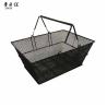 Buy cheap Custom Size Supermarket Accessories Black Wire Shopping Basket from wholesalers