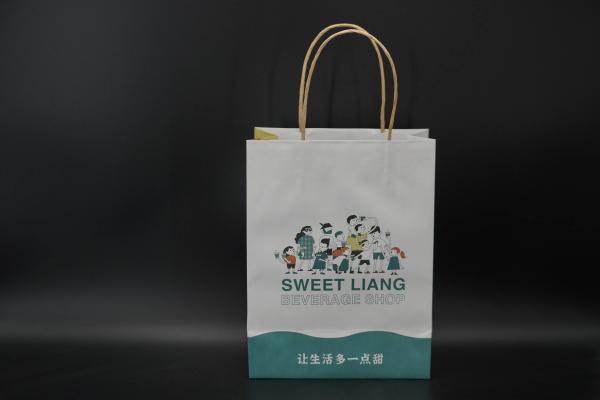 Buy cheap Versatile Large Paper Gift Bags With Handles Yellow Twisted FSC from wholesalers