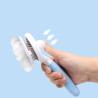 Buy cheap Grooming Pet Comb Brush Cat Paw Pet Hair Remover Stainless Steel Brushes Dog Cats from wholesalers