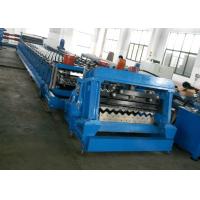 Buy cheap 18.5kW Grain Silo Roll Forming Machine , Hydraulic Roofing Sheet Crimping product