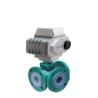 Buy cheap Clamp Connection 3 Way Stainless Steel Ball Valve Electric On Off Ball Valve from wholesalers