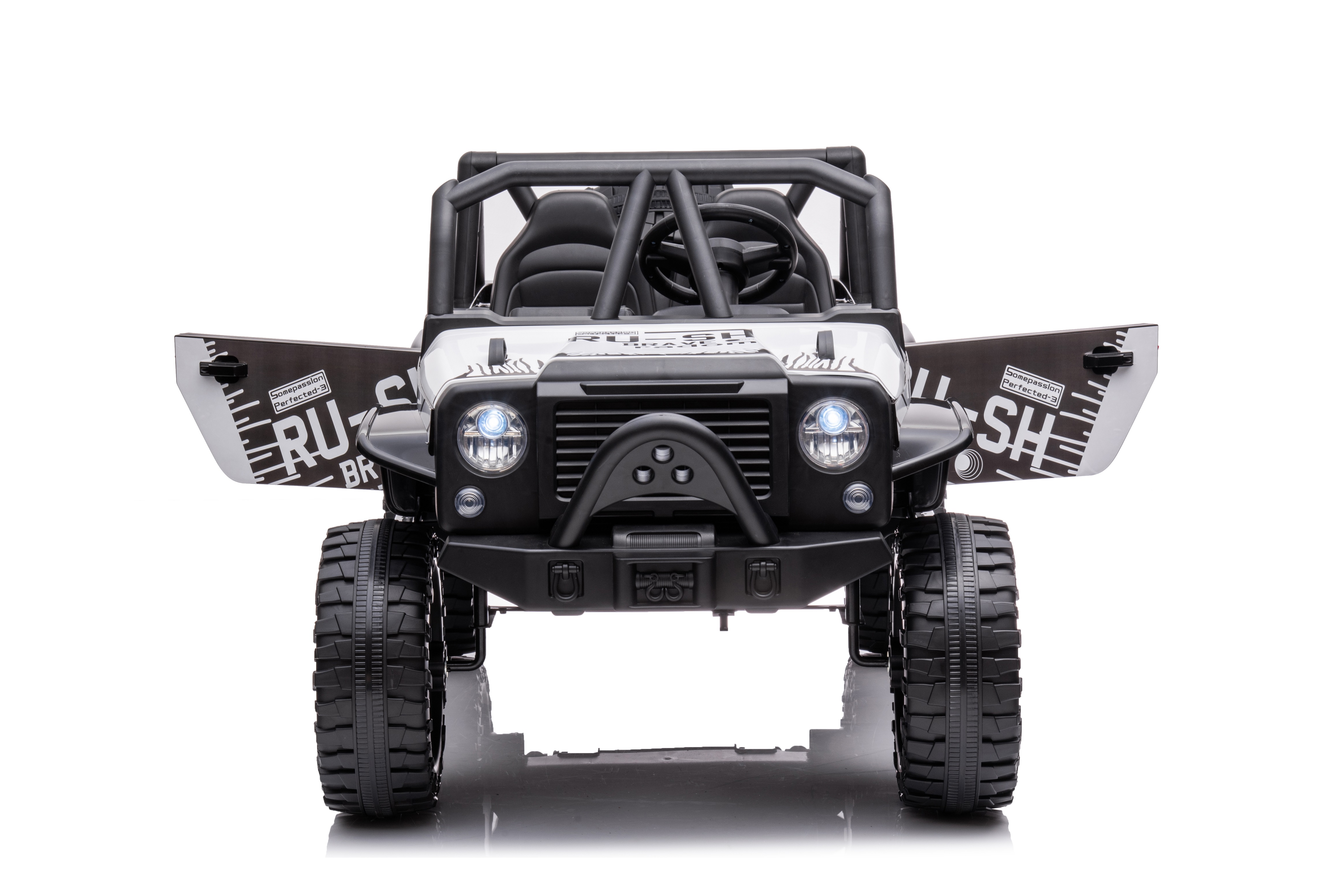 24 Volt Ride On Toys with Remote Control and 2 Seater Plastic PP Material