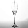 Buy cheap Custom Wedding Banquet 9oz Champagne Flute Glass Crystal Glassware Gift Packing from wholesalers