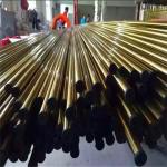 Rose Gold Stainless Steel Pipe Tube Hairline Finish 201 304 316 For Handrail