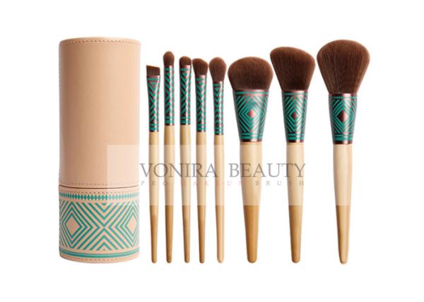 Buy cheap Beautiful Gril Synthetic Makeup Brushes Eco Bamboo Handle And Brush Holder from wholesalers