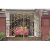 Buy cheap Black Courtyard Modern Metal Garden Gates Anti Corrosion Modern Stylish from wholesalers