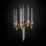 Luxury Crystal Chandelier Living Room Dining Bedroom Gold Silver Chandelier (WH