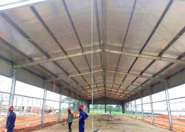 Buy cheap Hot Dip Galvanized Structural Steel Frame Buildings / Galvanized Steel Frame Building from wholesalers