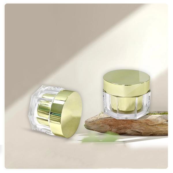 Buy cheap PMMA 100ml 120ml Cosmetic Jar Cream Container Cream Jars Cosmetic Packaging from wholesalers