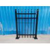 Buy cheap Home Garden Decorative Picket Metal Fence Black Palisade Wrought Iron Panels 0.5m from wholesalers
