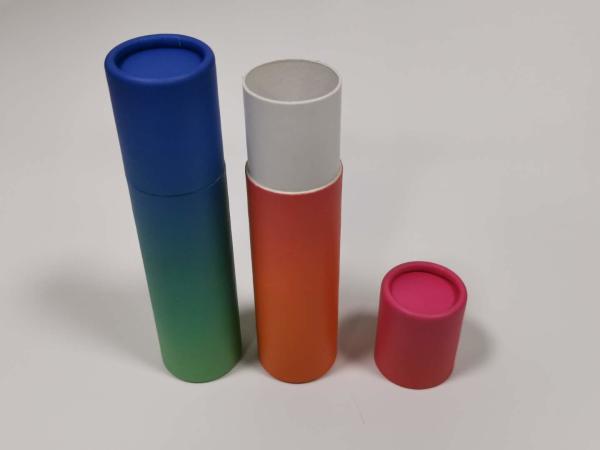 Buy cheap Pantone Cylinder Cardboard Packaging Cosmetics Kraft Paperboard Tubes 150*35mm from wholesalers