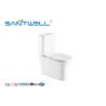Buy cheap Two Piece Close Coupled Toilet Modern Ceramic Toilet With P Trap For Bathroom from wholesalers