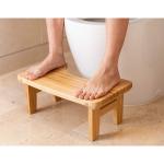 EU Certified Toilet Bamboo Wood Bathroom Step Stool For Kids