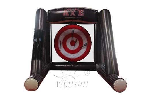 Buy cheap 2019 Hot game outdoor inflatable Single Axe throwing game, Lumberjack throw sport games for sale from wholesalers