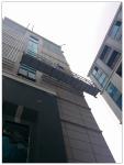 7.5 meters 800kg aluminium temporary gondola in Malaysia for building cleaning