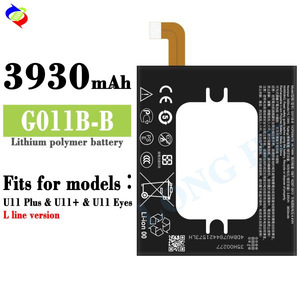 Ori capacity can be customized 3930mAh 14.74Wh G011B-B Battery For eyes U11 Plus Not for U11 Batteries Bateria