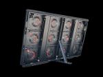 Stadium Led Display Die Casting Aluminum SMD 3in1 Cabinet Long Life Span 100 /