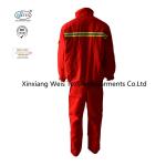Red Cotton Twill Anti Static 320gsm Flame Resistant Suit