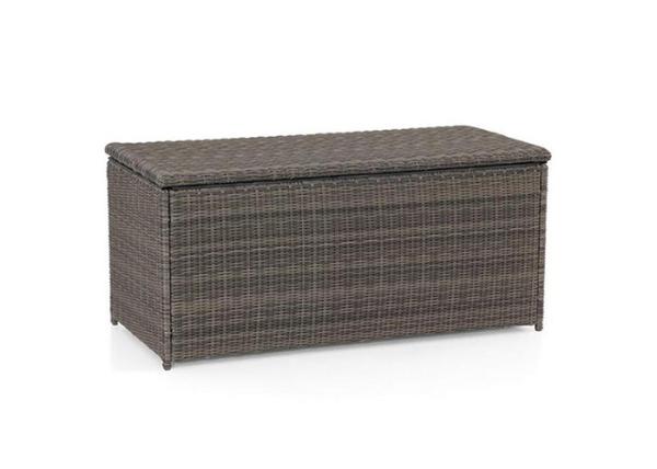 Buy cheap Aluminum Frame Garden Wicker Cushion Storage Box High Density Weaving from wholesalers