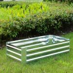 blunt edges 4ft Galvanized Steel Raised Garden Bed