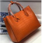 Authentic Real Crocodile Belly Skin Lady Large Purse Genuine Alligator Leather