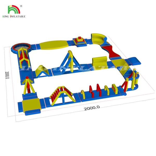 Buy cheap Sea Large Inflatable Water Park Floating Game Floating Island Equipment from wholesalers