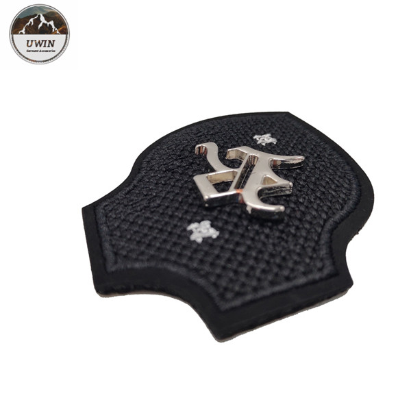 R Letter Royal Custom Embroidered Patches No Minimum 3D Any Shape Available