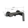 Buy cheap Simple Golden Gray Hot Cold OEM Copper Bathtub Faucet from wholesalers