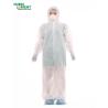 Buy cheap ISO13485 Hooded Nonwoven Medical Protection Coverall For Hospital from wholesalers