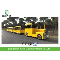 Buy cheap Gasoline Power 62 Seats Mini Trackless Train , Ride On Tourist Train For product