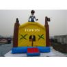 Buy cheap Yellow Outdoor Kids Amusement Park , Inflatable Jumping Castle 5 x 4 m OEM from wholesalers