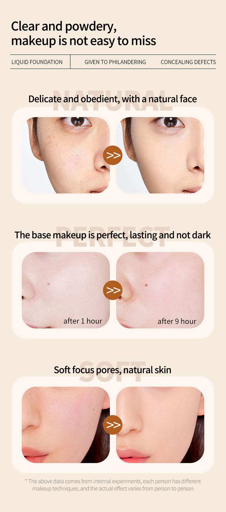High Quality Private Label Foundation Cream with Private Logo Vegan Cruelty-Free Full Coverage Waterproof BB Cream Concealer