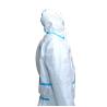 Buy cheap Radiation Sterilization Class I ISO Disposable Protective Suit Medical Protective Coveralls from wholesalers